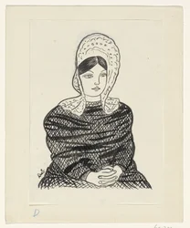 Femme en costume traditionnel