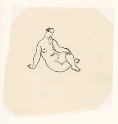 Baigneur (esquisse)