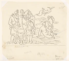 Baigneuses (esquisse)