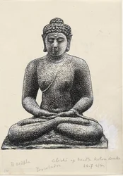 Bouddha sur le Borobudur
