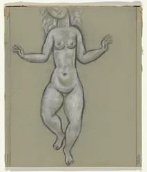 Femme nue dansante