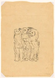 Les trois grâces (esquisse)
