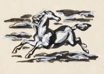 Cheval au galop