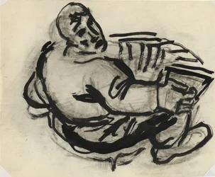 Homme avec accordéon