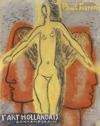 « Femme nue entre deux têtes d