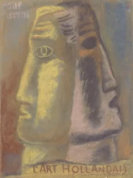 Conception de la couverture pour Paul Fierens, Lart Hollandais Contemporain 1933