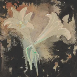 Deux fleurs (1902)  Square, de Leo Gestel