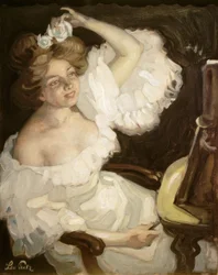Devant le miroir