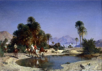Léon-Adolphe Belly : La caravane dans l