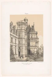 Vue sur une partie du château d