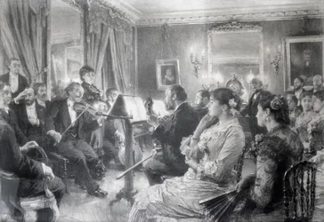 Le Quatuor ou La Soirée Musicale chez Amaury Duval, 1881