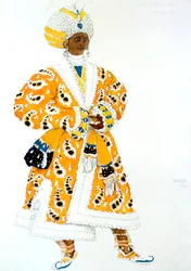Un jeune Rajah, costume de ballet