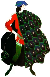 Costume pour le ballet de Gabriele d