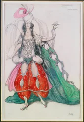 Costume pour Jane Marnac en Zobeide de "Shéhérazade"
