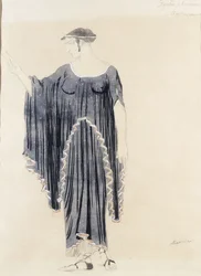 Costume pour Œdipe à Colone - Antigone, vers 1899 à 1909