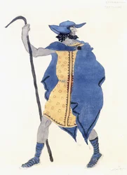 Conception de costume pour Œdipe à Colone - l