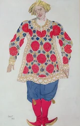 Costume pour Le Bouffon russe, de La Belle au bois dormant