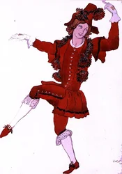 Costume pour un Page de la Fée Sorbier, de La Belle au bois dormant