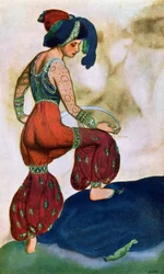 Conception de costume pour le Sultan Rouge, de Sheherazad