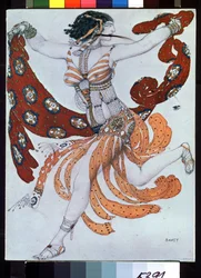 Création des costumes pour le ballet Cléopâtre de A.Arensky