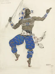 Costume pour le ballet Fantaisie orientale Ballet hindou