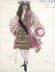 Conception de costume pour le ballet La Belle au bois dormant de P. Tchaïkovski