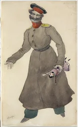 Costume pour le ballet La Poupée Fée par J. Bayer, 1903