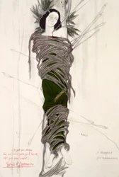 Costume pour la danseuse de ballet Ida Rubinstein, 1911