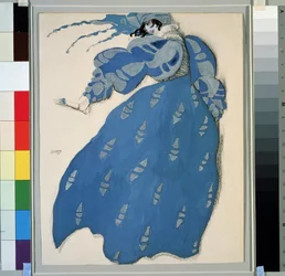 Costume pour le ballet "Les dames de bonne humeur" dirigé par Carlo Goldoni