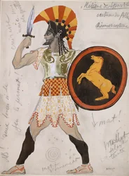 Conception pour le costume de Pollux dans 
