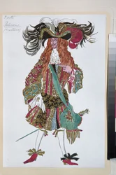 Galisson, costume pour le ballet La Belle au bois dormant de Piotr Tchaïkovski