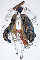 Danse juive. Costume pour le ballet Cléopâtre, 1910