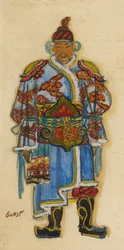 Conception de costume oriental