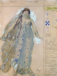 Phèdre. Costume pour le drame Hippolyte d