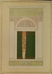 Couverture de programme pour le ballet contemporain, 1902