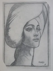 Portrait de madame T., 1918