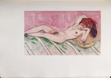 Femme du Sultan endormie, 1916