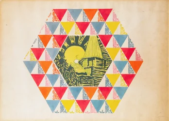 Design textile, vers 1923-1924