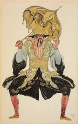 Le Mandarin chinois, conception de costume pour "La Belle au bois dormant", 1921