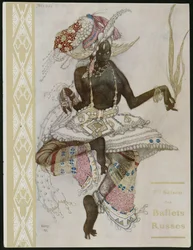Page de titre du programme souvenir pour les Ballets Russes