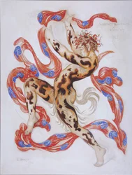 Vaslav Nijinsky dans le ballet L