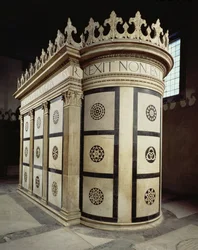 Le petit temple du Saint-Sépulcre dans la chapelle Rucellai, 1467