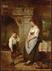 La Leçon, 1887