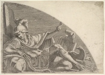 Mars Assis Parmi les Trophées, 1540-1556