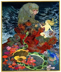 Le singe sacré et la belle Sila