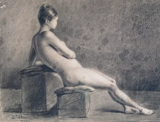 Modèle de profil, vers 1853-1922