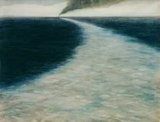Marine avec sillage