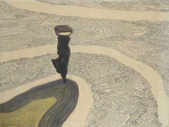 Femme au bord de l