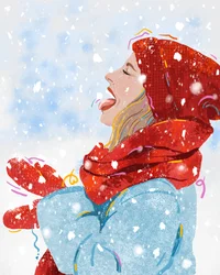 Les joies de la neige, 2025 (numérique)