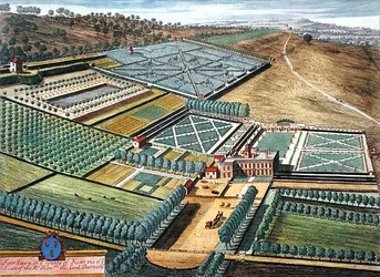Fair Lawn dans le comté de Kent gravé par Johannes Kip (c.1652-1722) (gravure)